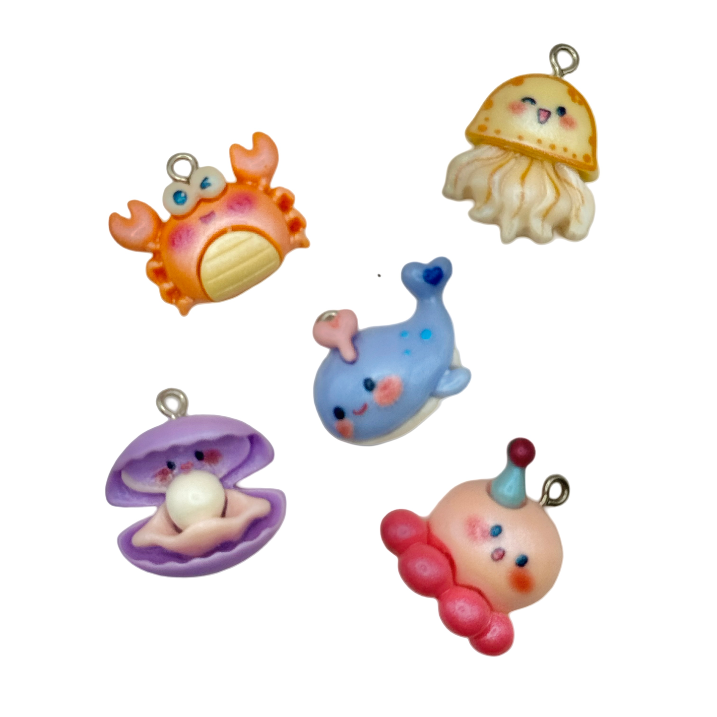 Mini Bunnie Charms Shimmer Ocean Cuties