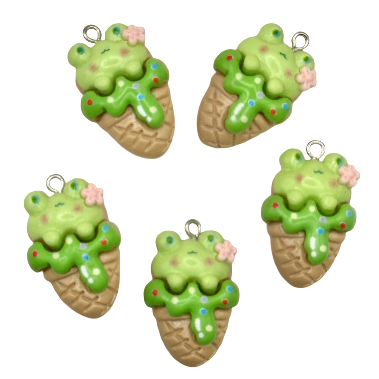 Mini Bunnie Charms Ice Cream Frogs