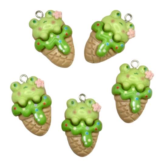 Mini Bunnie Charms Ice Cream Frogs