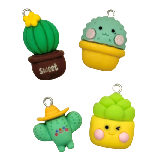 Mini Bunnie Charms Succulents