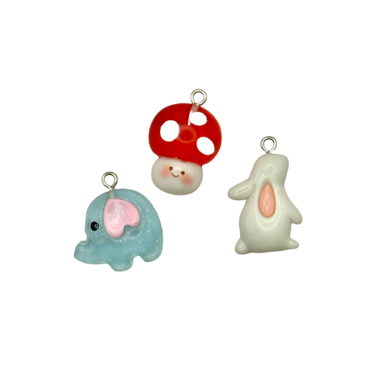 Mini Bunnie Charms Fun critters